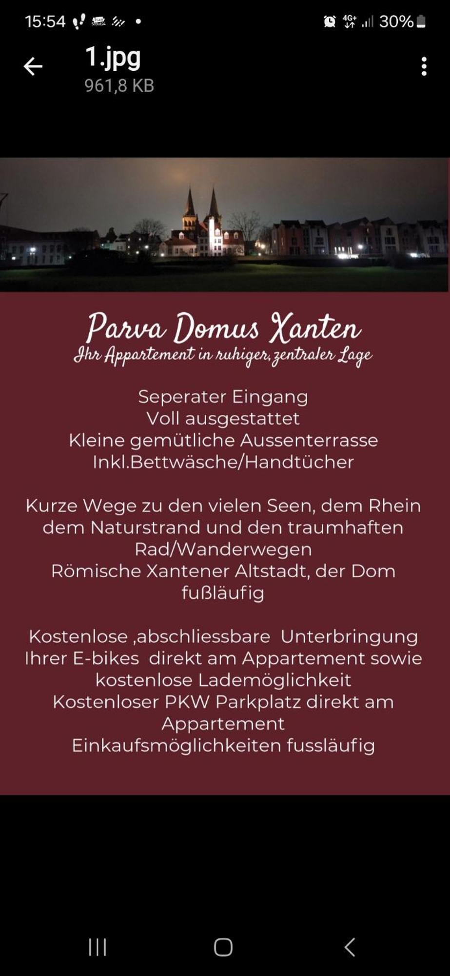 Parva Domus Daire Xanten Dış mekan fotoğraf